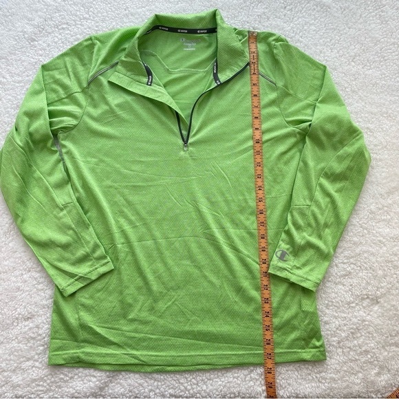 💚 LOT OF 2  Men’s Champion Vapor Quarter Zip & Mesh Graphic Tee, Size M - Picture 9 of 16
